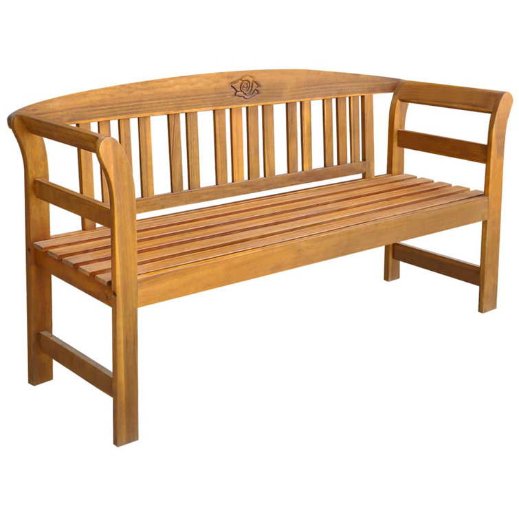 Highland Dunes Jenkin Wooden Garden Bench & Reviews Wayfair
